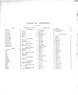 Table of Contents, Boone County 1878 Microfilm